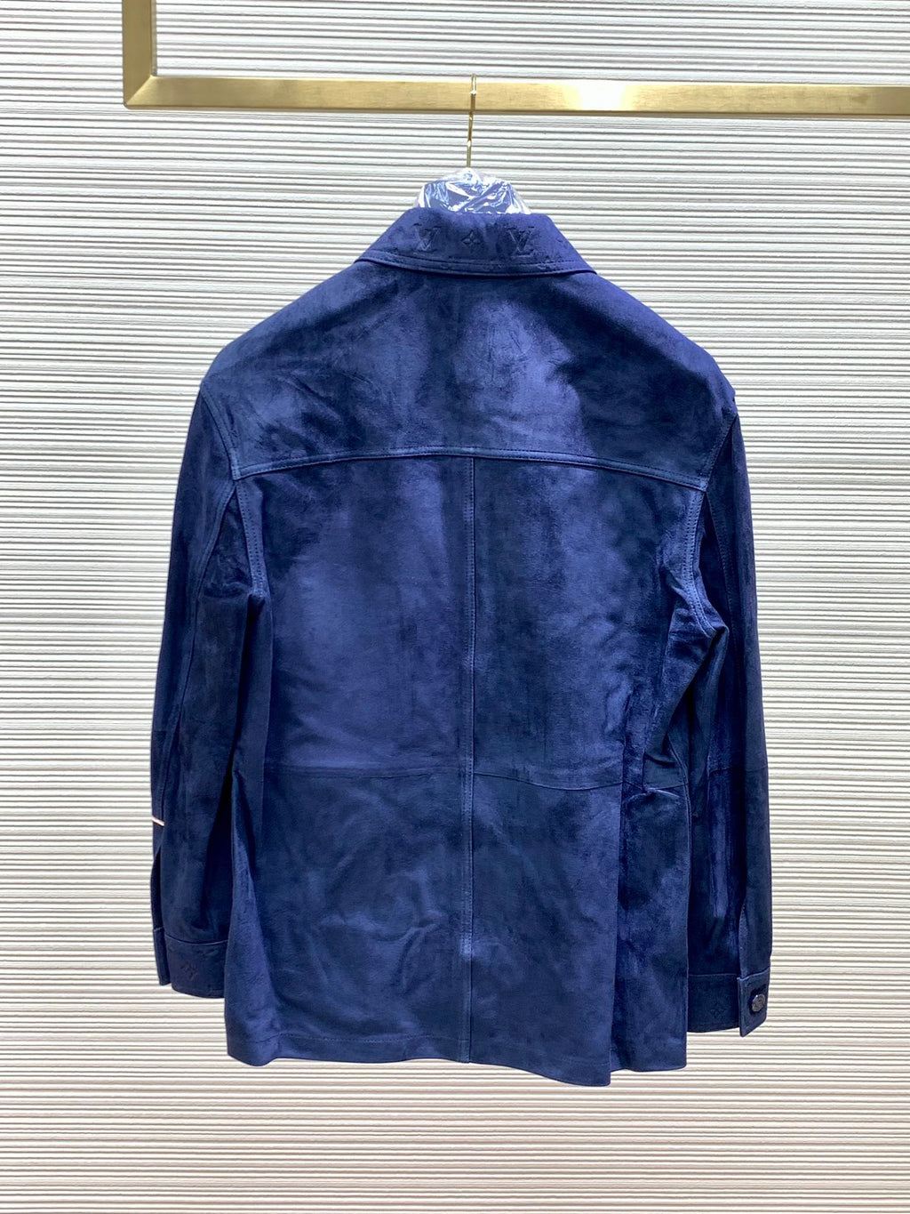 LV Suede Cowhide Shirt Jacket