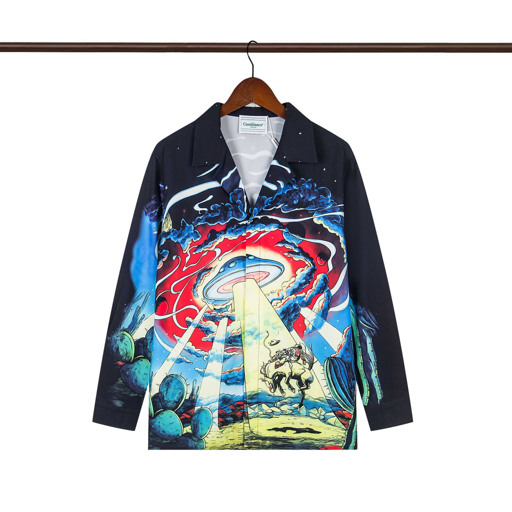 Casablanca Beachwear Long-Sleeve Shirt