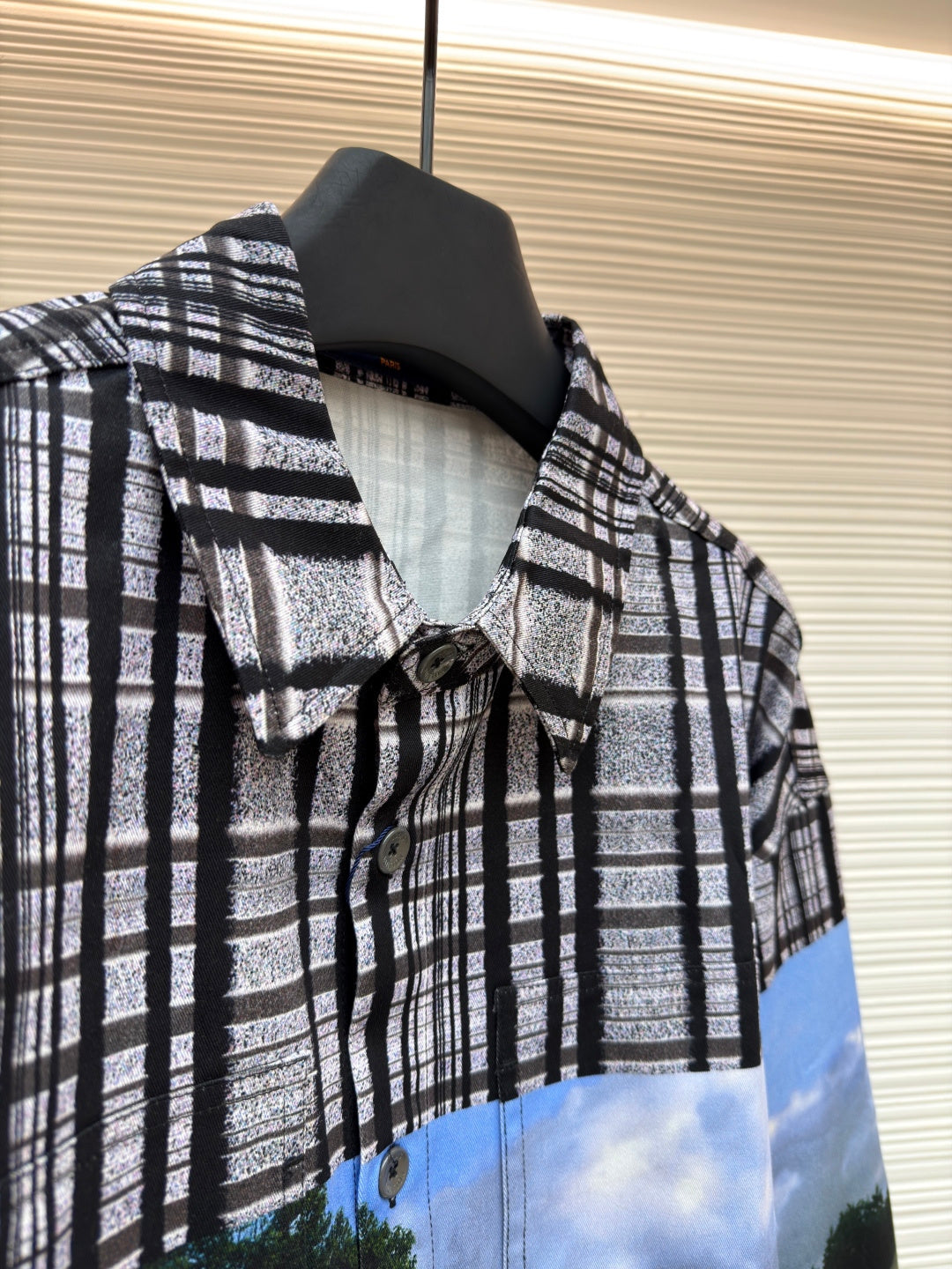 LV Plaid Print Shirt