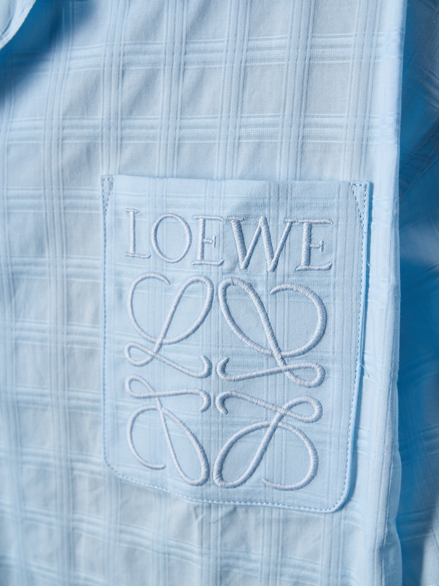 Loewe Embroidered Short Sleeve Shirt