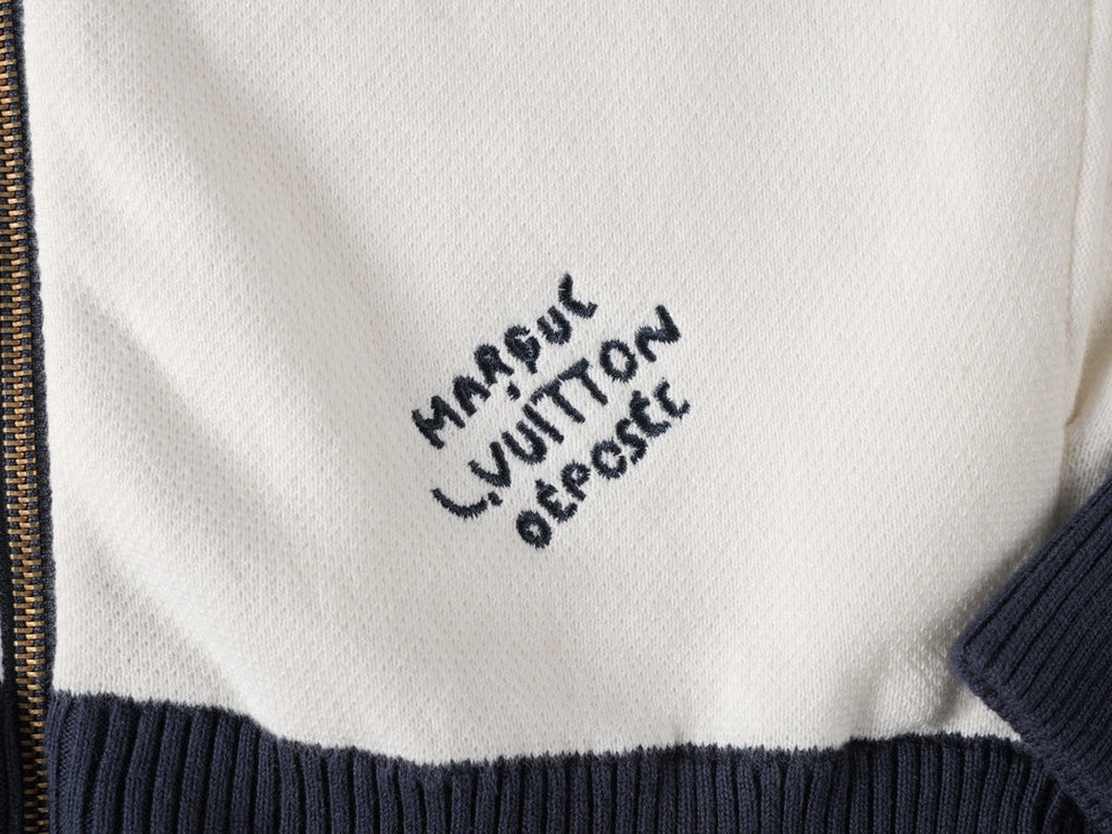 LV Zipper Knitted Sweater