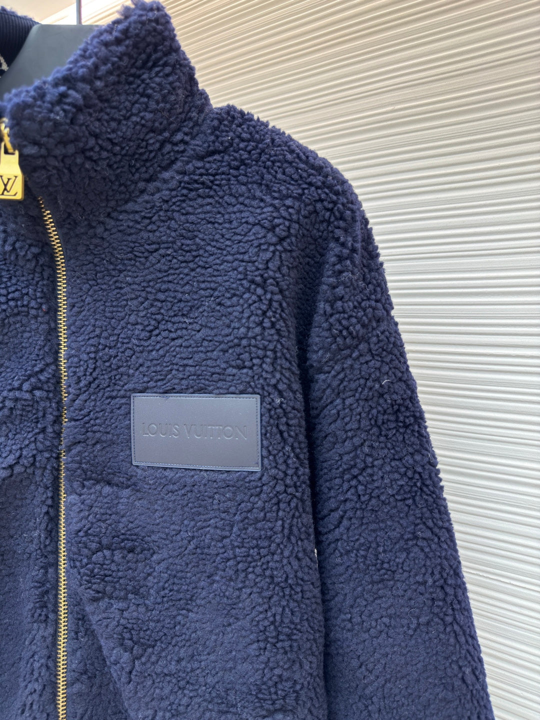 LV Teddy Wool Waist-Clinching Jacket