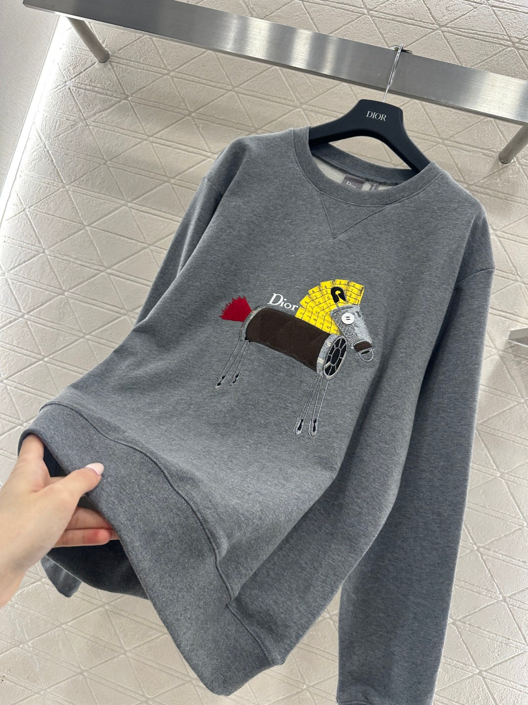 Women's Dior Wooden Horse Sweatshirt