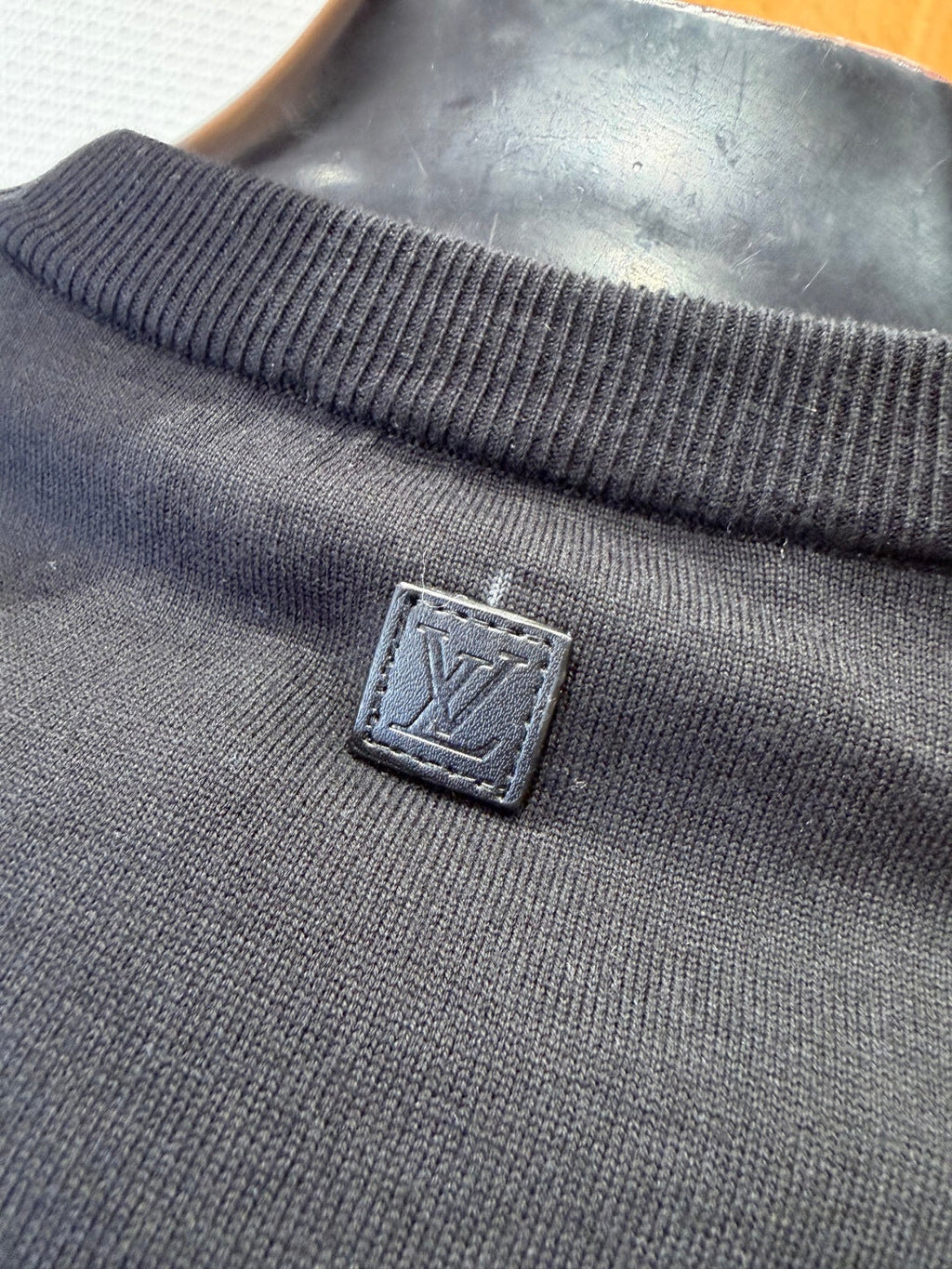 LV Jacquard Patchwork Kniy Sweater