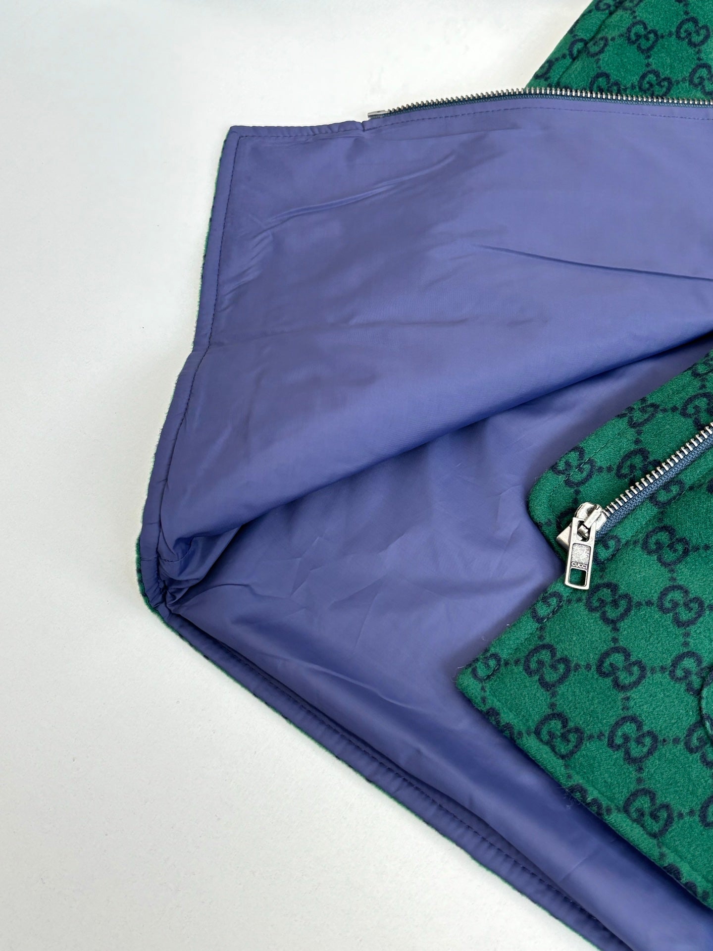 Gucci Monogram Double G Wool Jacket
