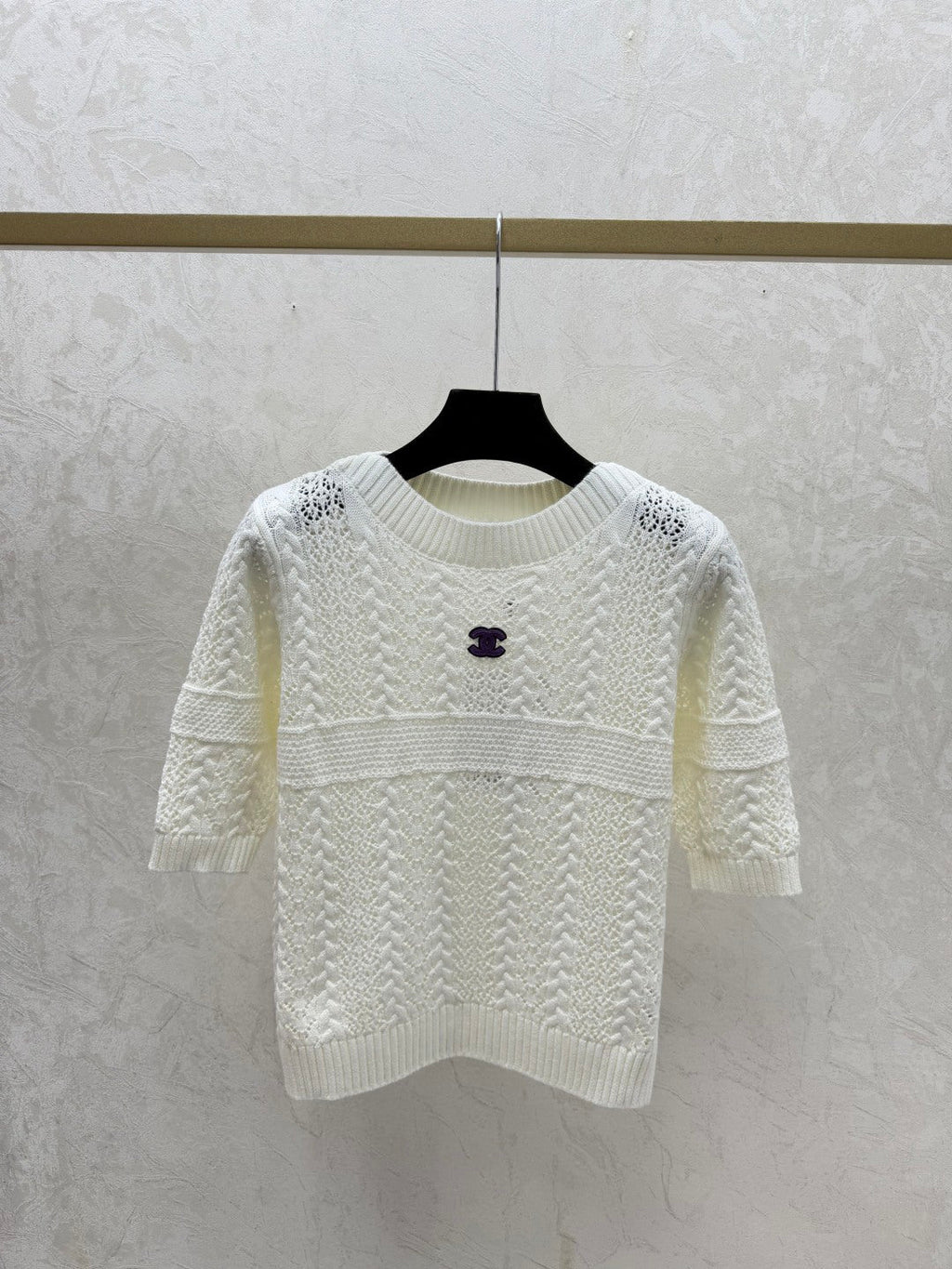 Women's Chanel Round Nech Knit short sleeve