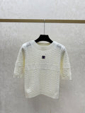 Women's Chanel Round Nech Knit short sleeve