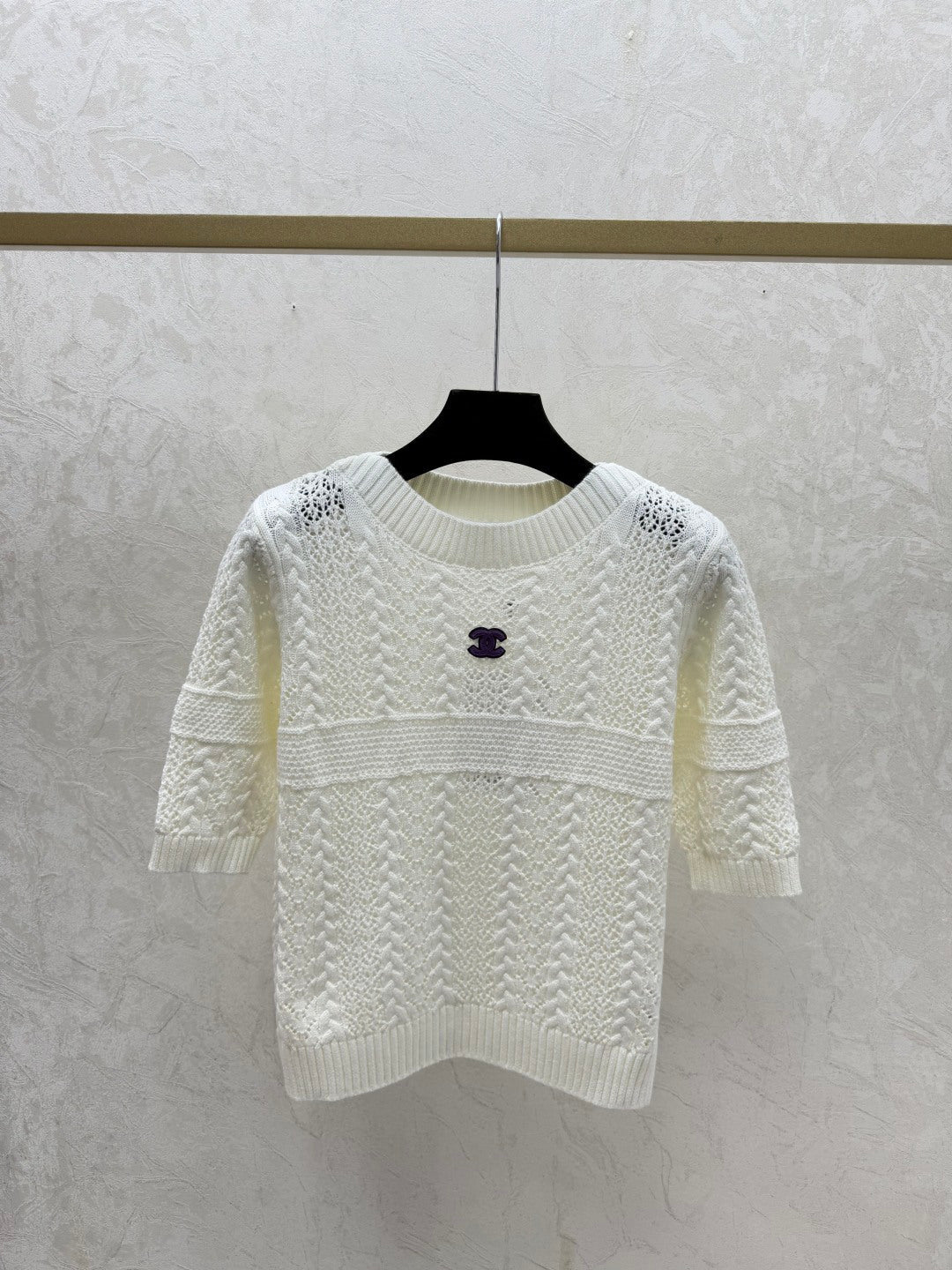 Women's Chanel Round Nech Knit short sleeve
