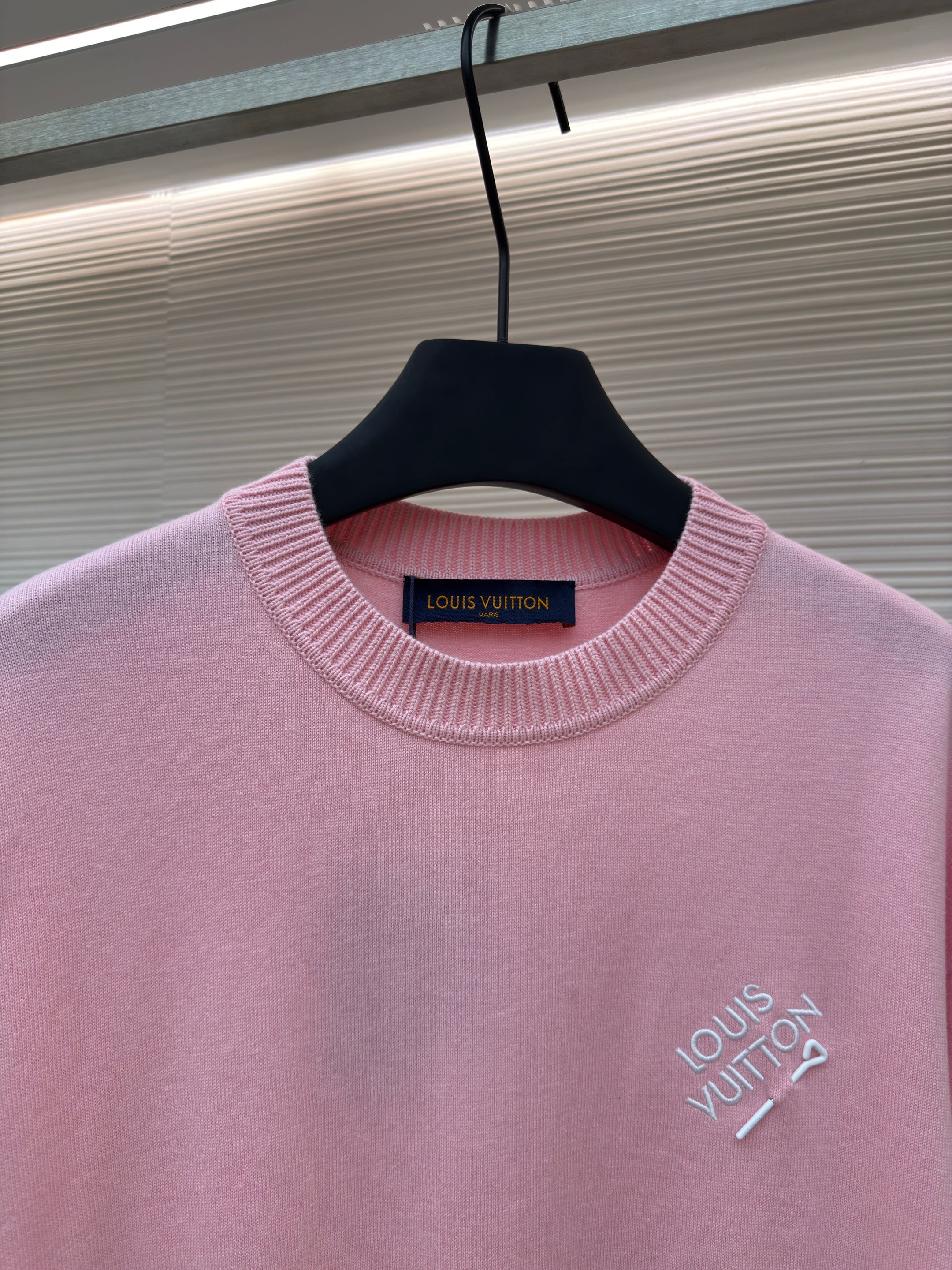 LV Embroidered Letter Pin T-Shirt