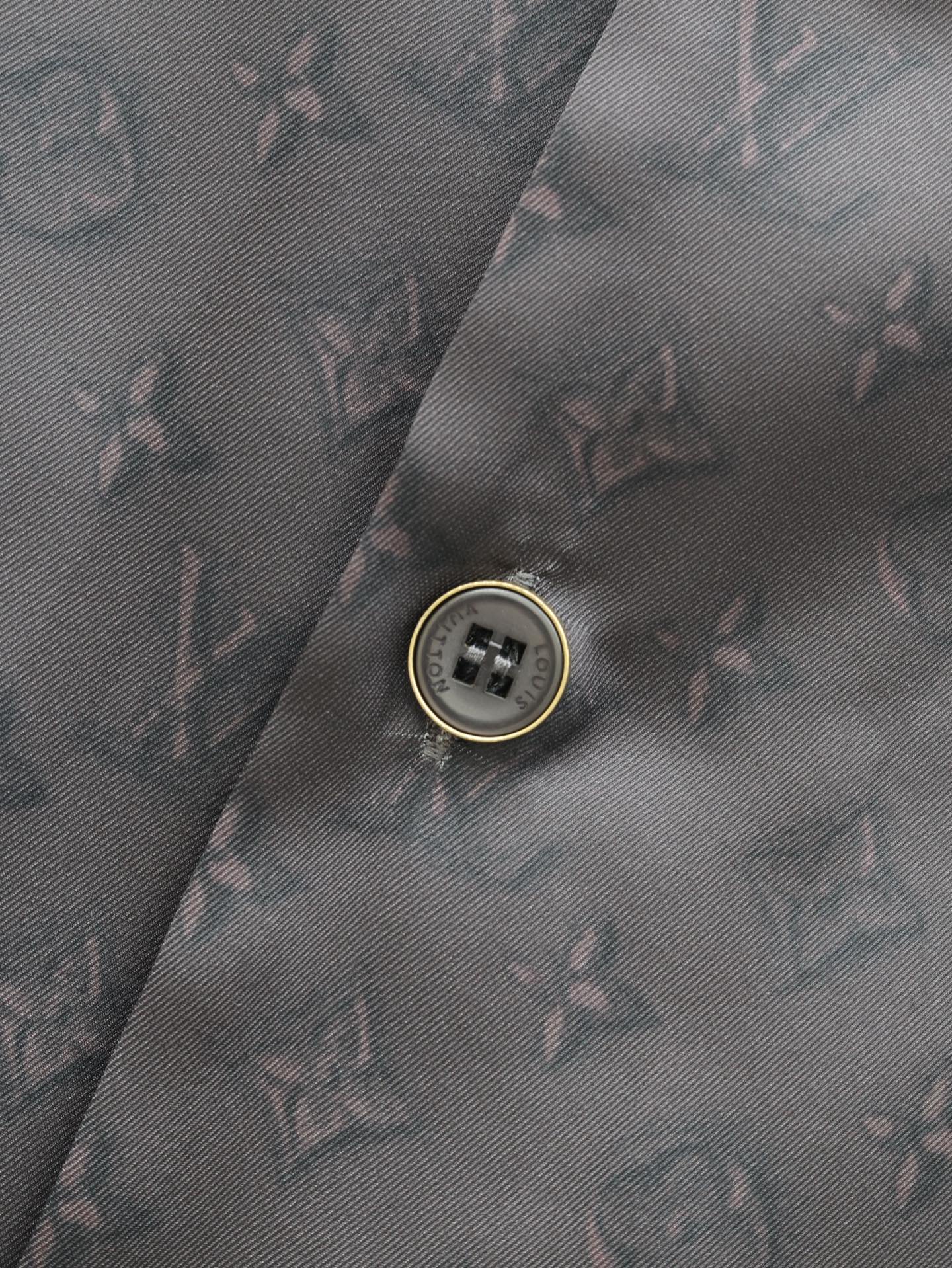 LV Jacquard Collar Short-Sleeve Shirt