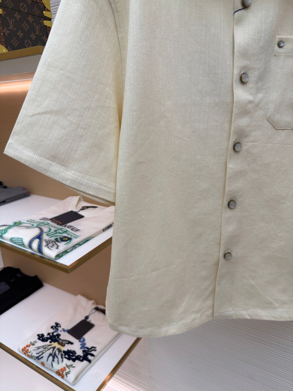 LV Silk brend Short Sleeve Shirt