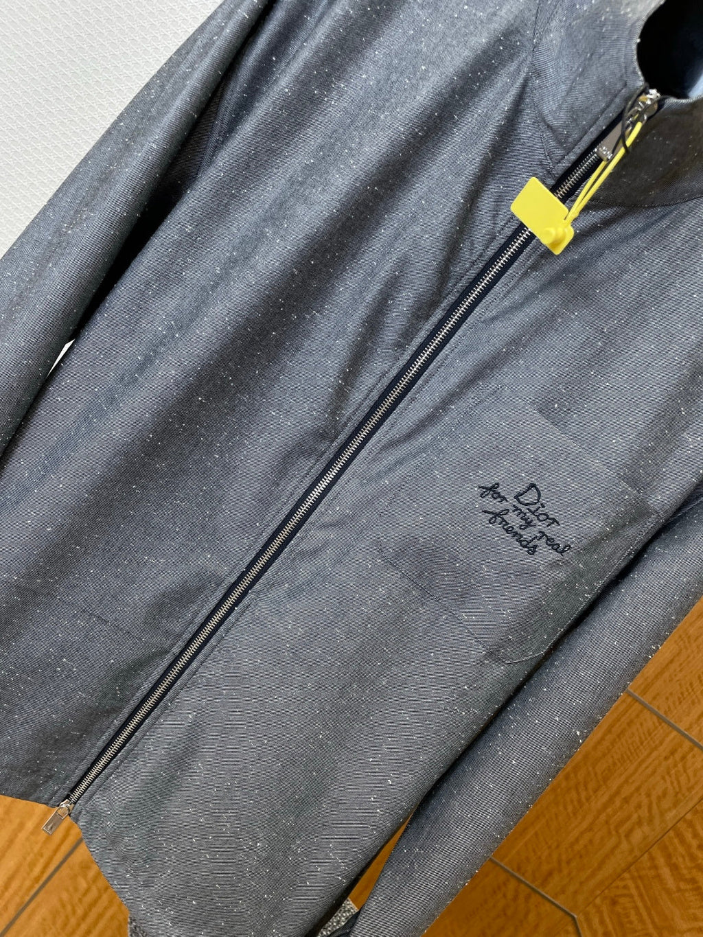 Dior Pocket Embroidered Stand Collar Jacket