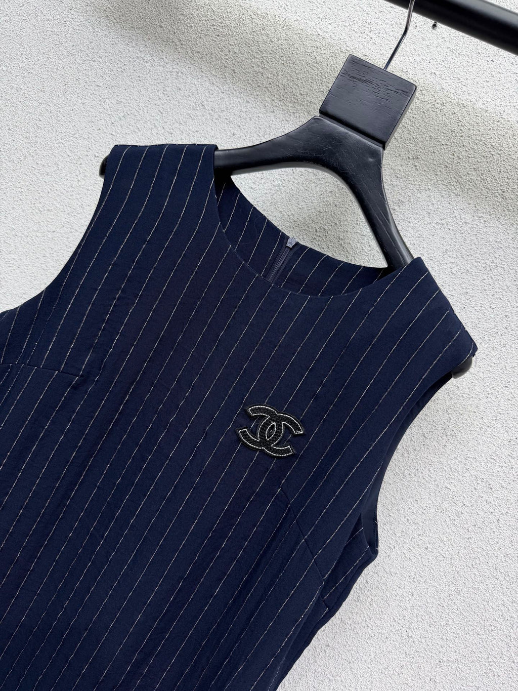 Chanel Striped Sleeveless dress