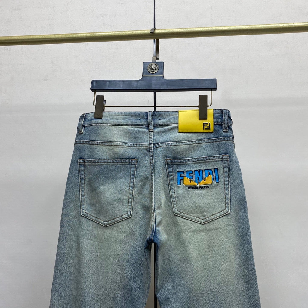 Fendi Slim Fit Straight-Leg Jeans
