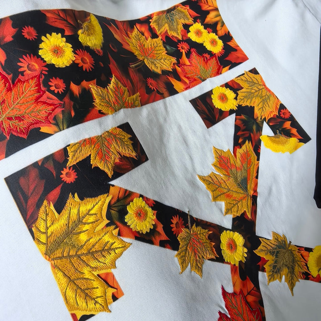 OFF White Embroidery T-Shirt