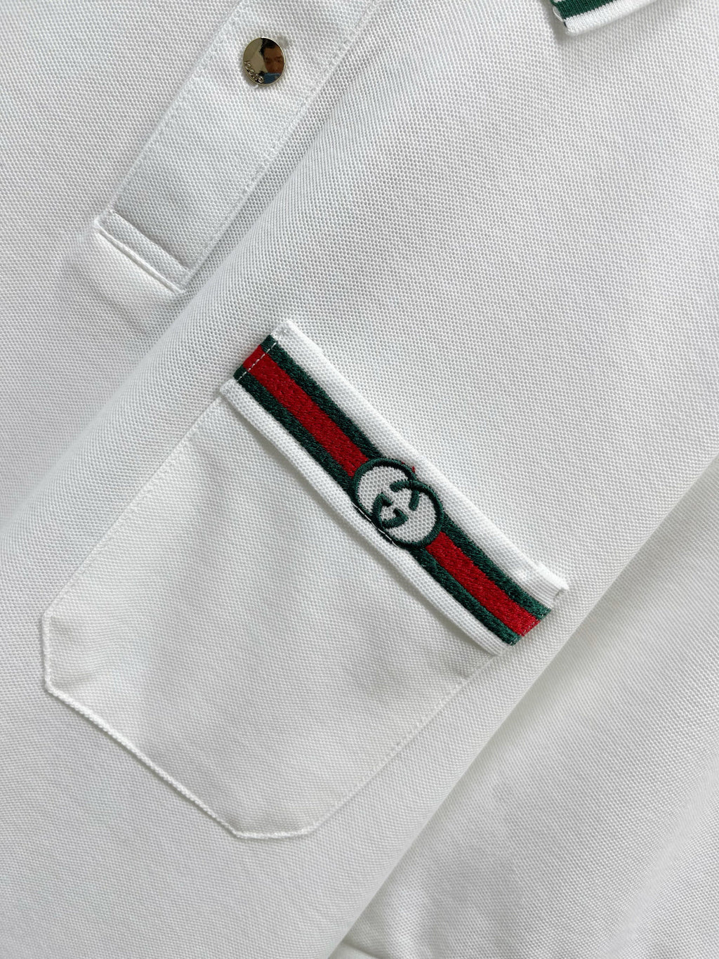 GG Embroidered polo shirt