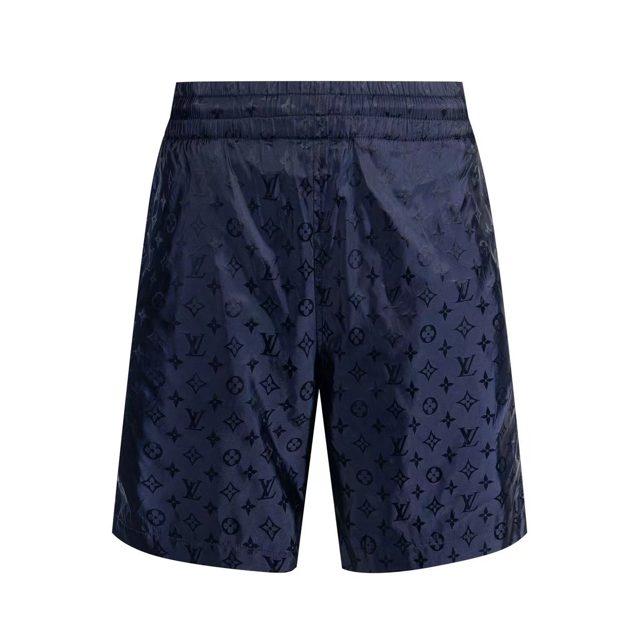 LV jacquard Silk Elastic Drawstring Shorts