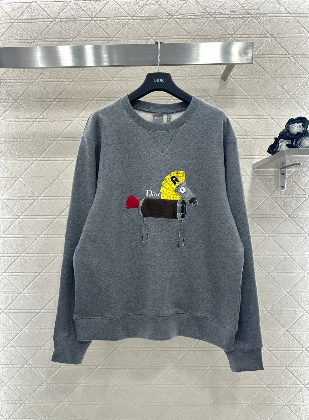 Women's Dior Wooden Horse Sweatshirt