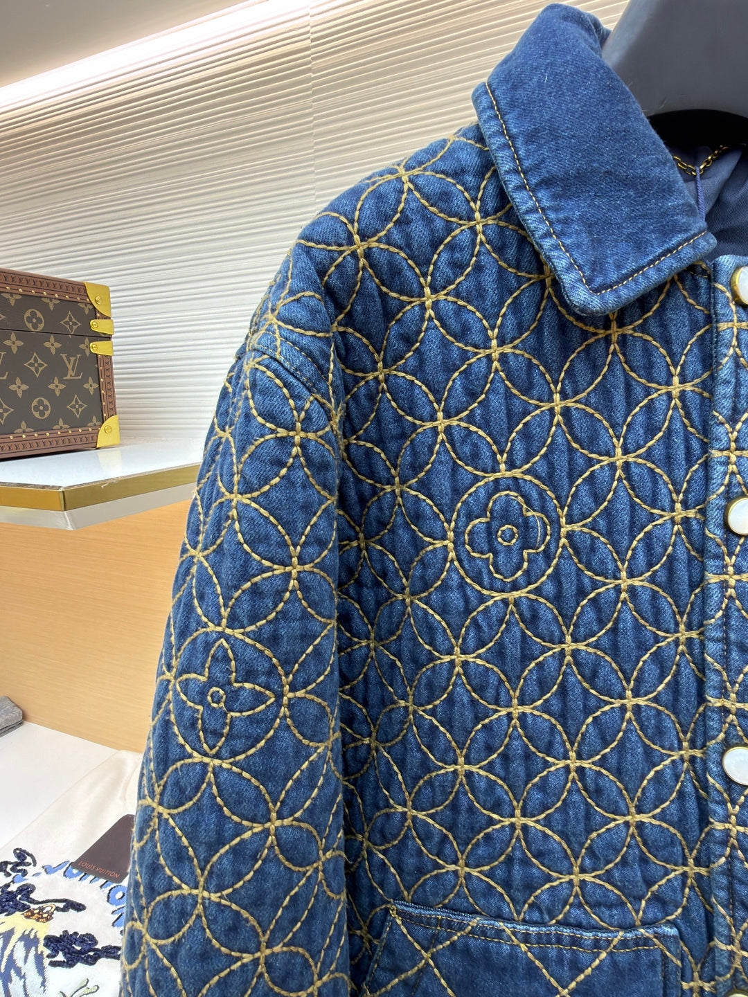 LV Embroidered Denim Jacket