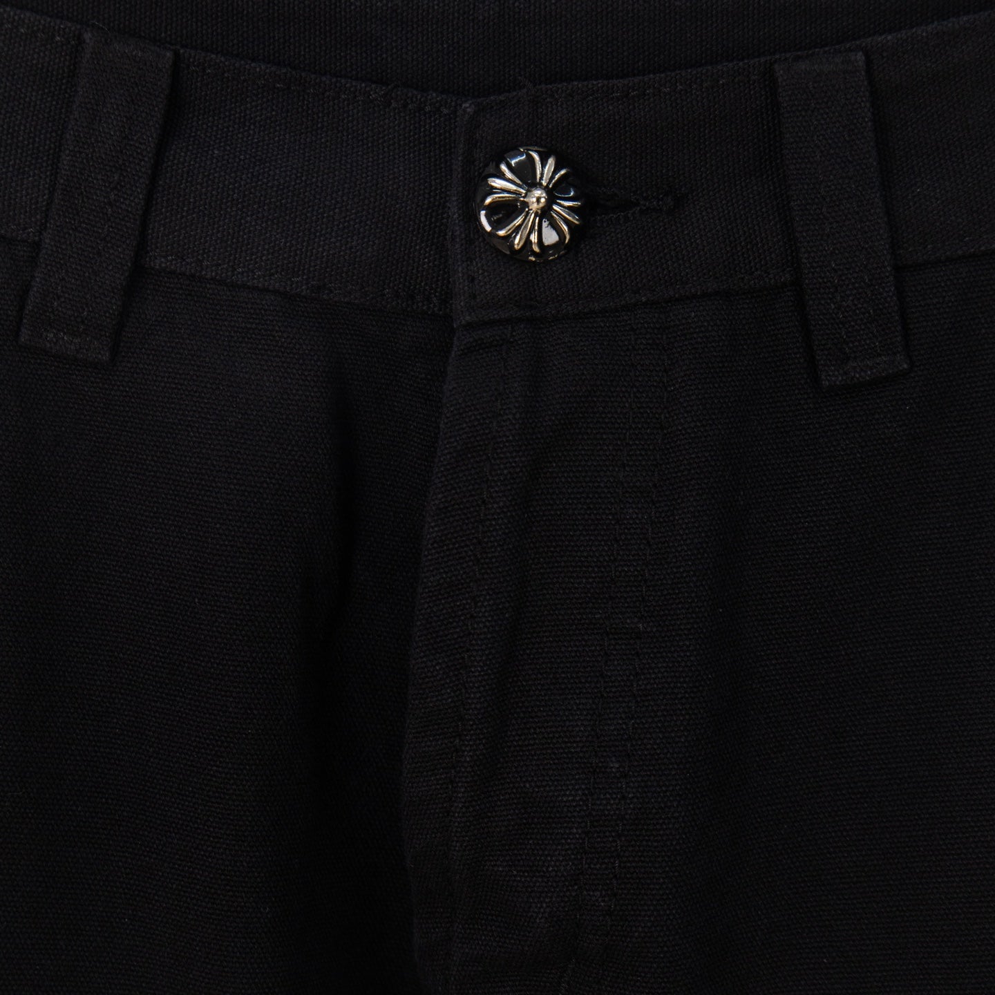 CH Logging Patchwork Leather Washed Jeans
