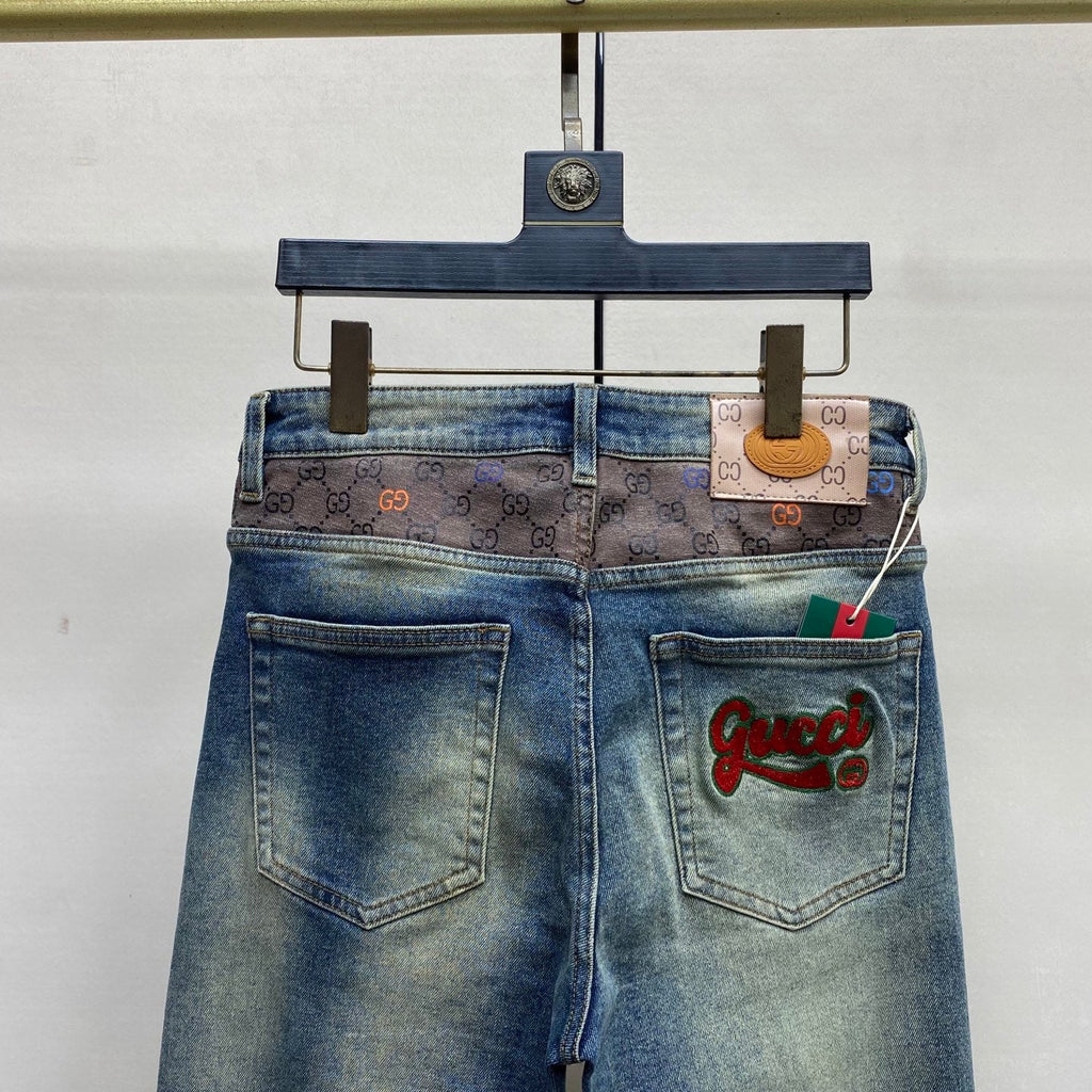 Gucci Fitted Straight-Leg Jeans