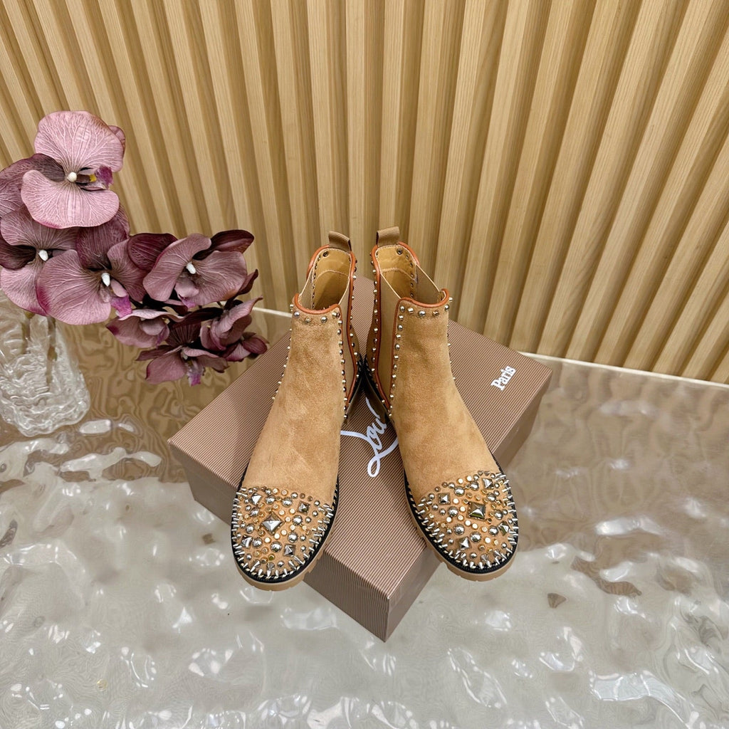 Women's Christian Louboutin studded ankle boots