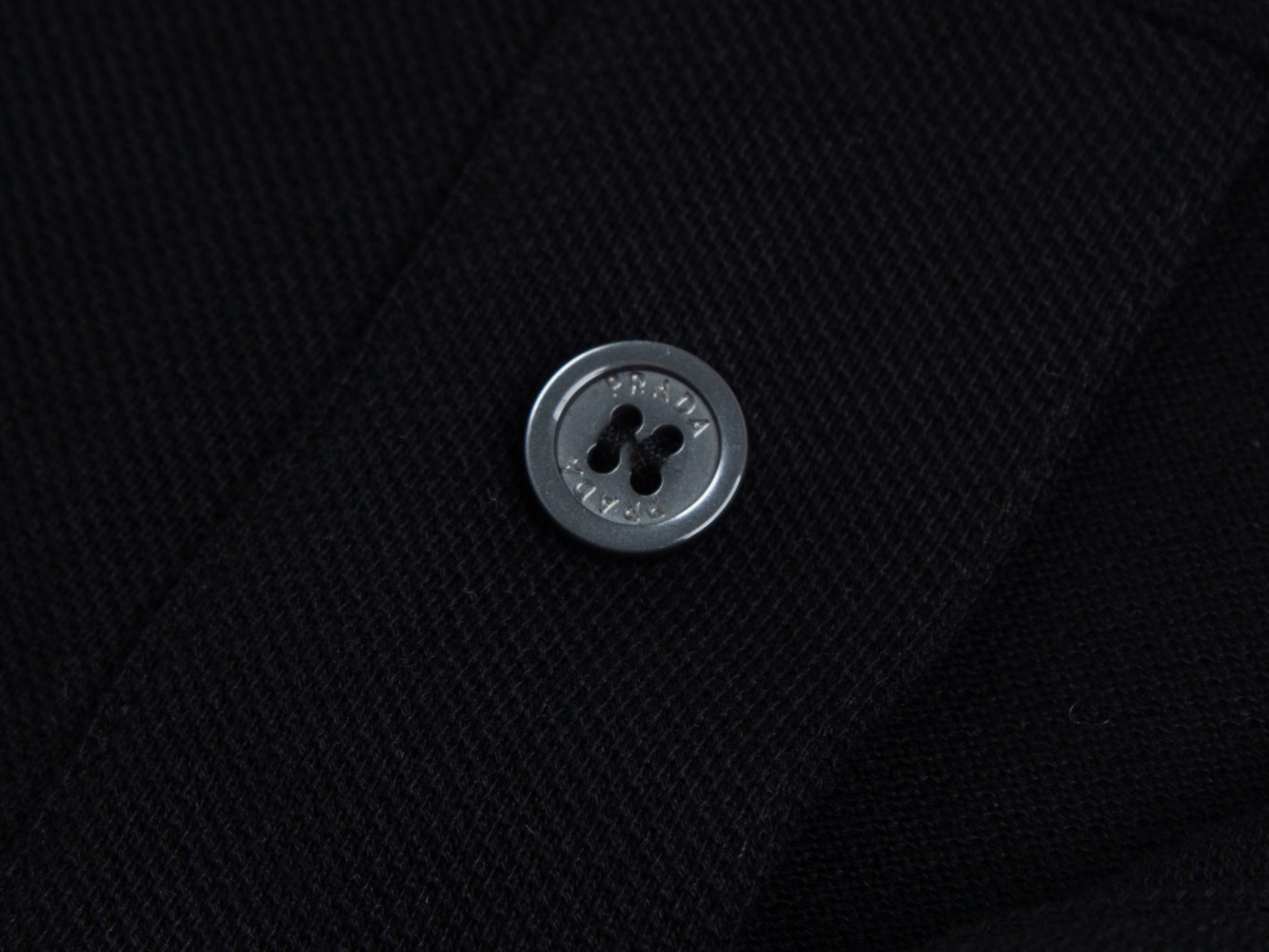 Prada Embroidered Collar Shirt