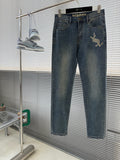 YSL Slim Straight Leg Denim Jeans