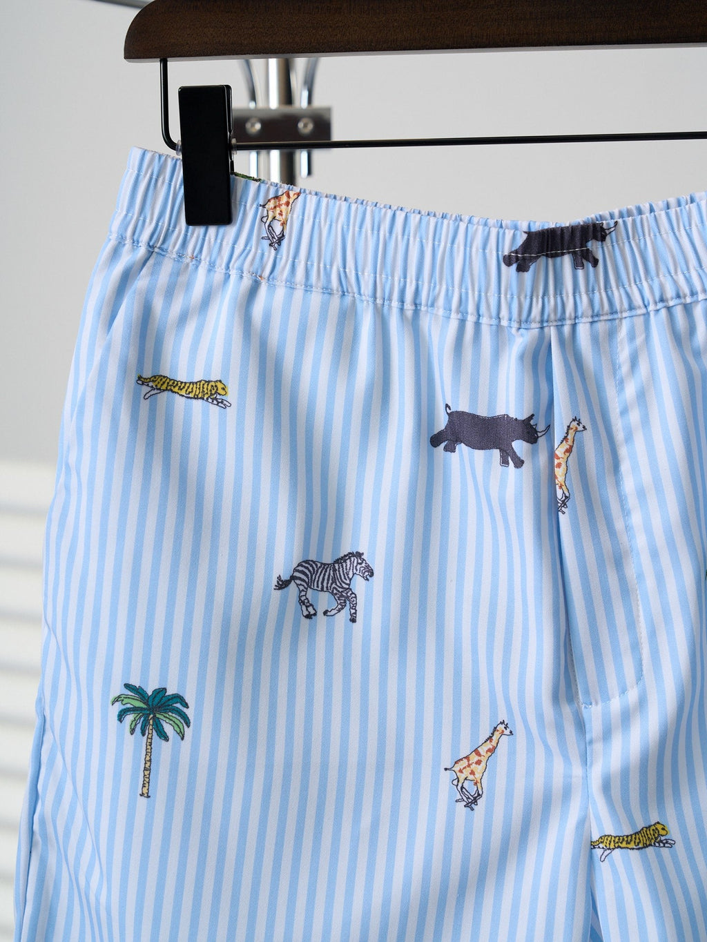 LV Strip/Animal Shorts