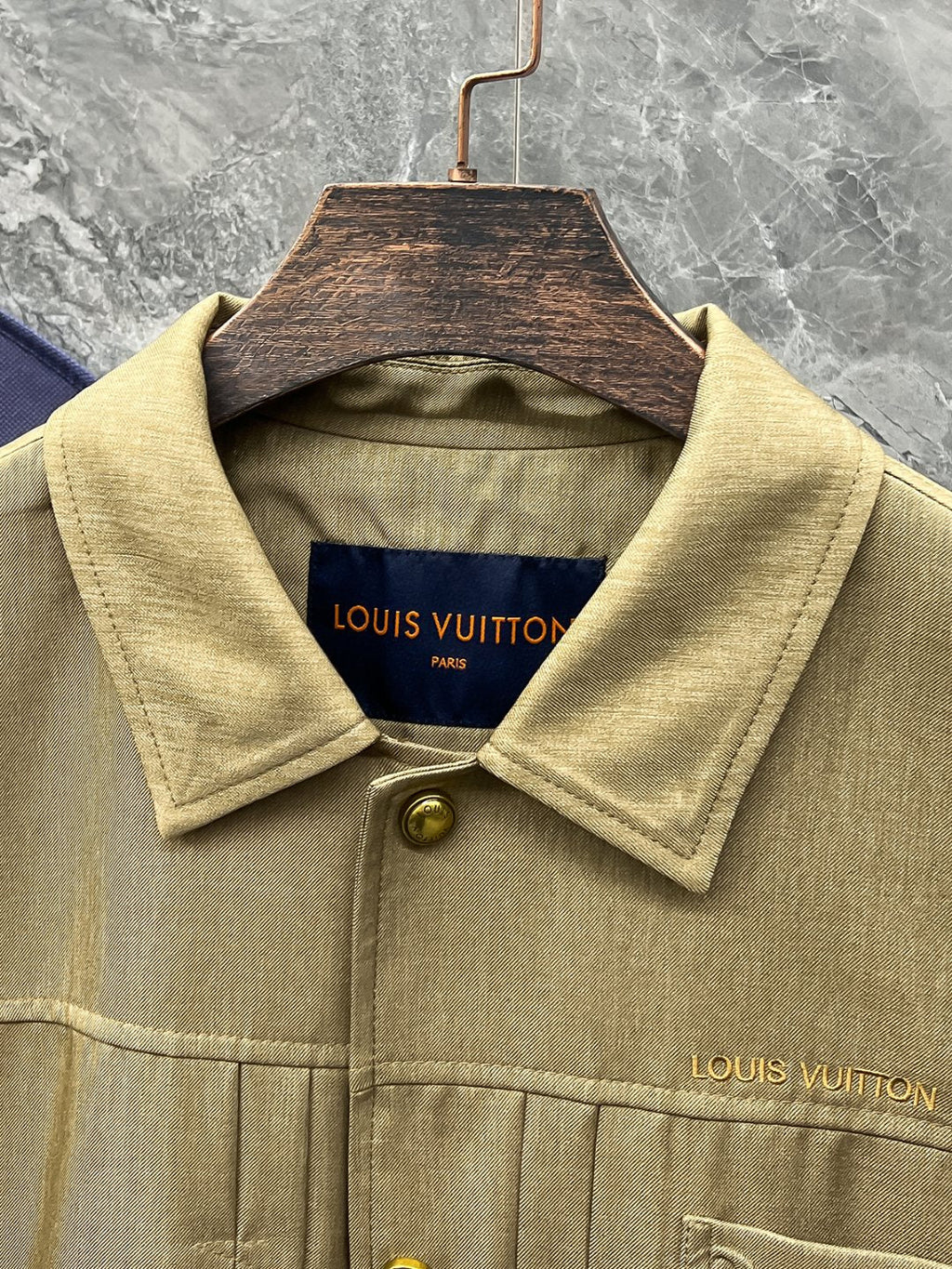 LV Mulberry Silk Acetate Embossed Jacket