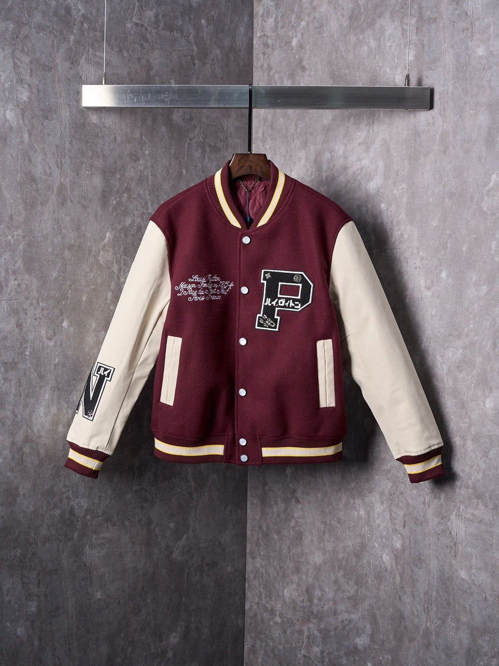 LV Pharell Williams & Nigo Collaboration Baseball Jacket