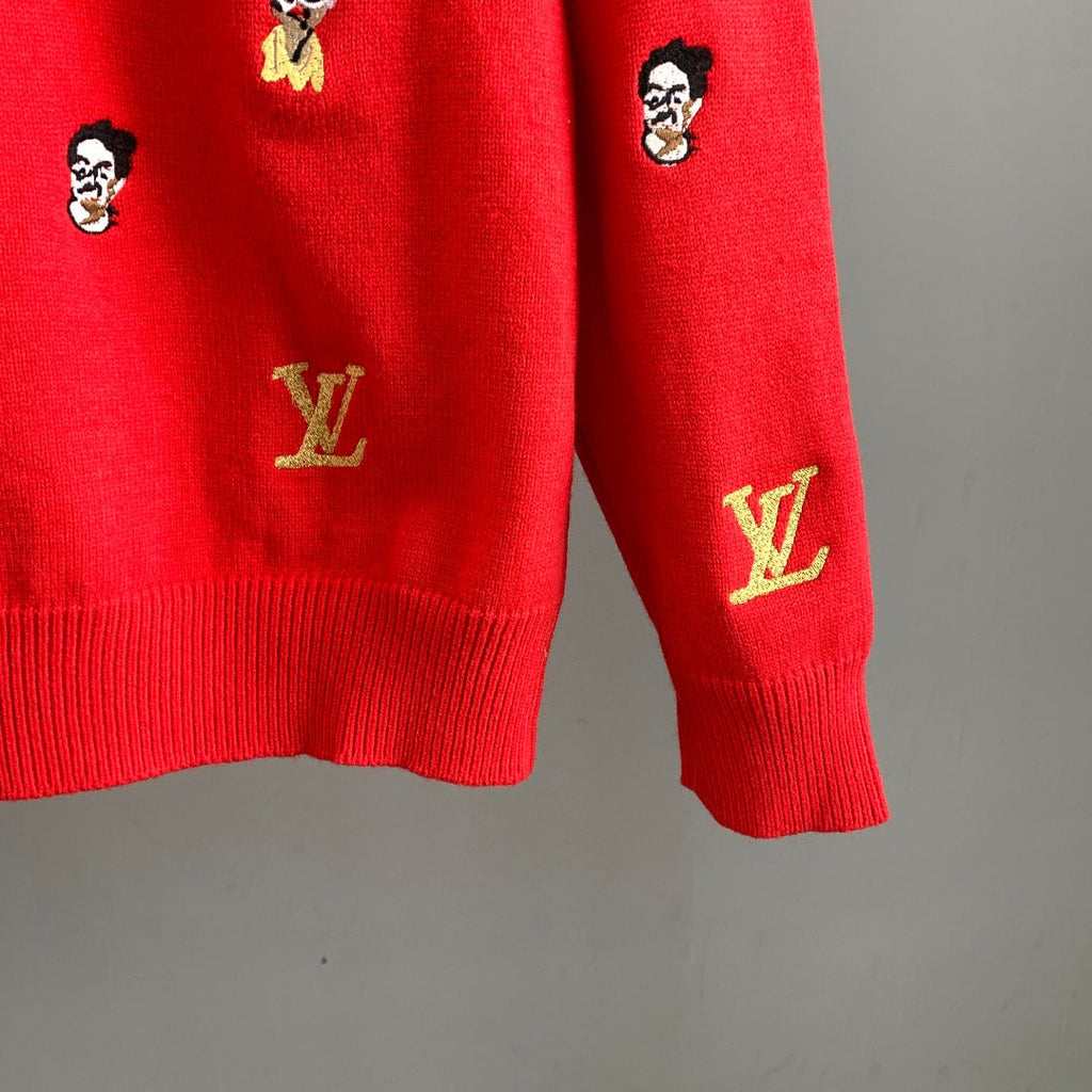 LV Jacquard Knit Sweater