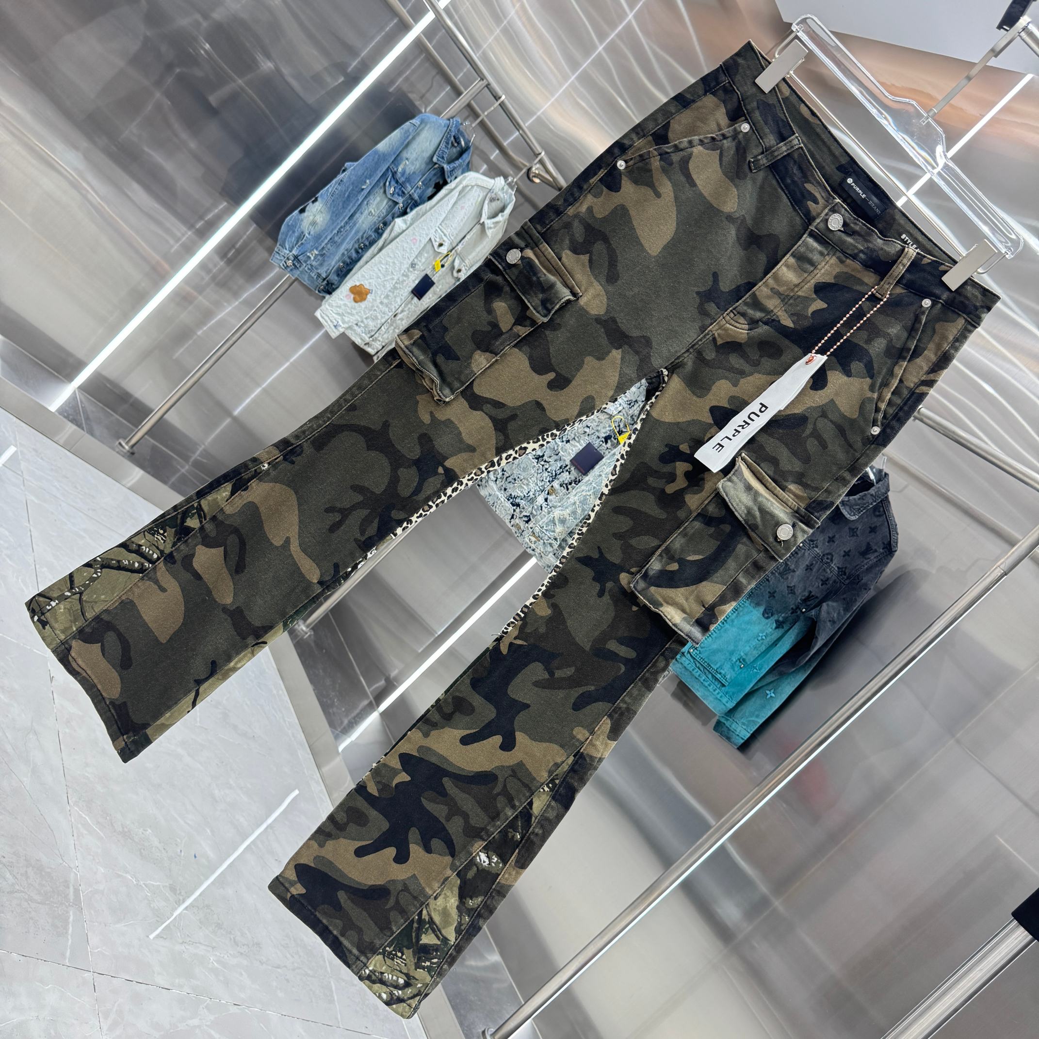 Purple Brand Camo Jeans