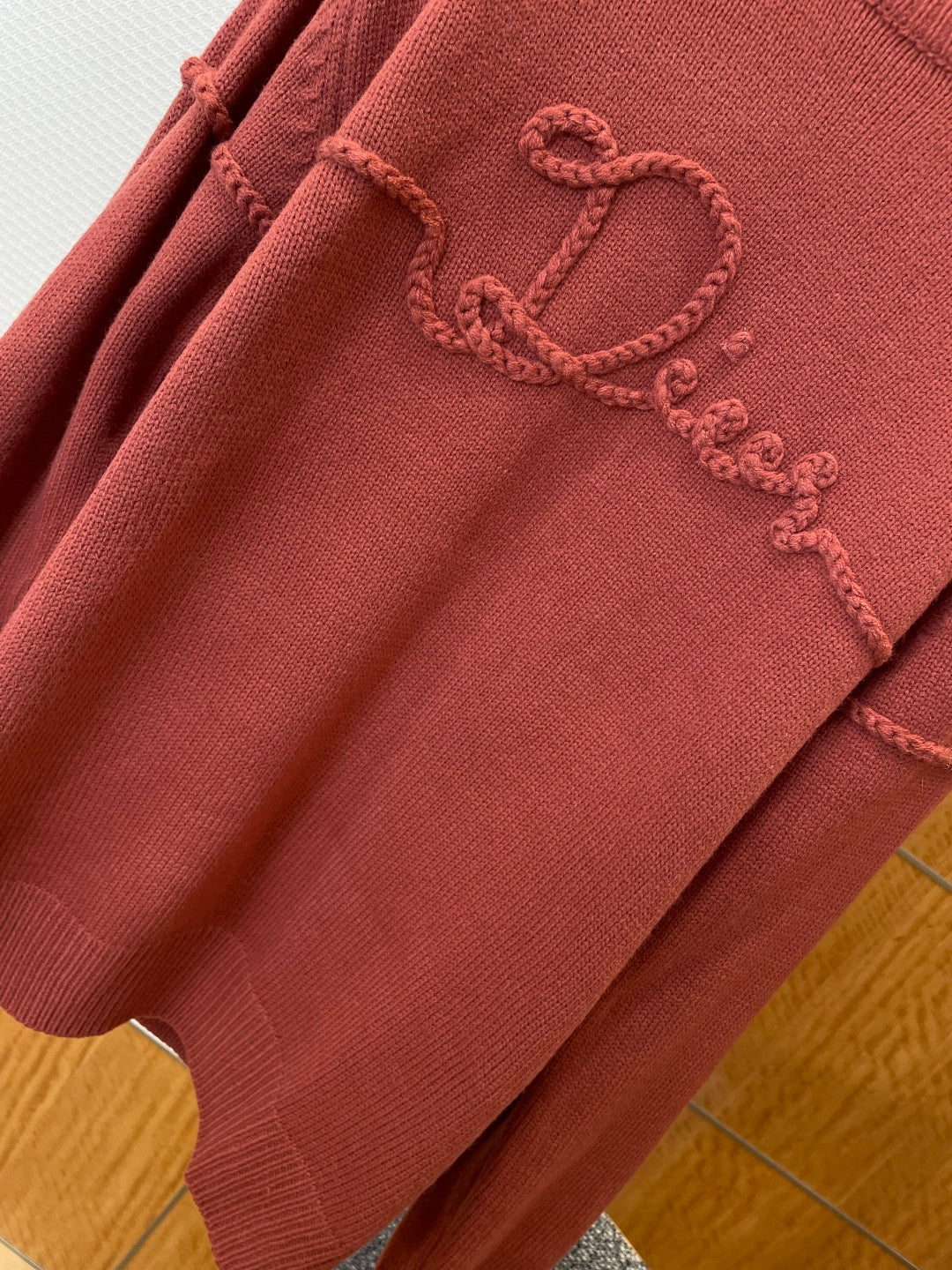 Dior Embossed Letter Knit Sweater