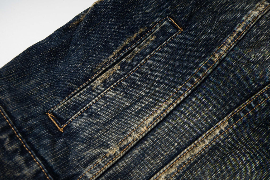 Balenciaga Distressed and Ripped Loose Fit Denim Vest Jacket