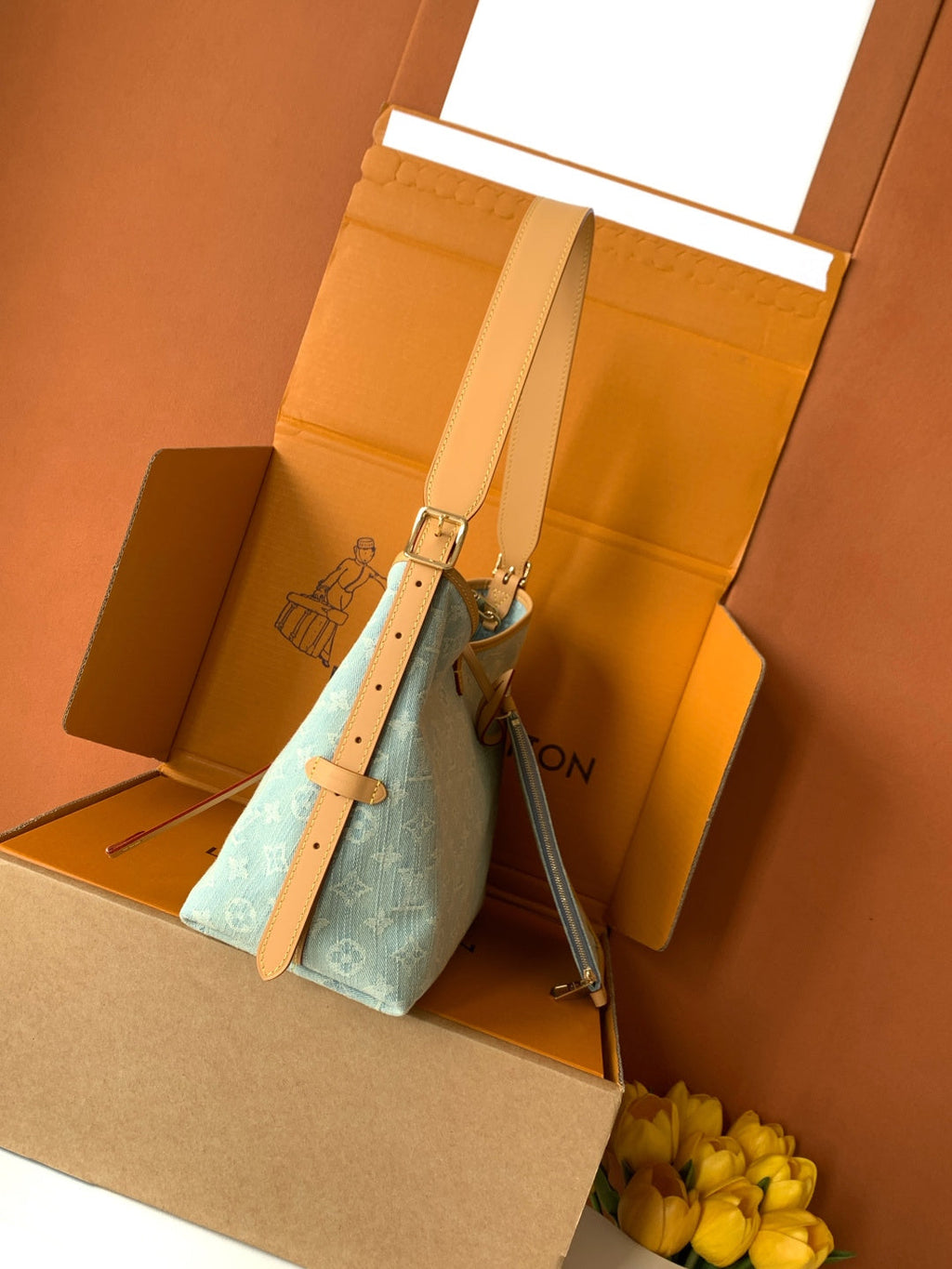 LV denim Handbag