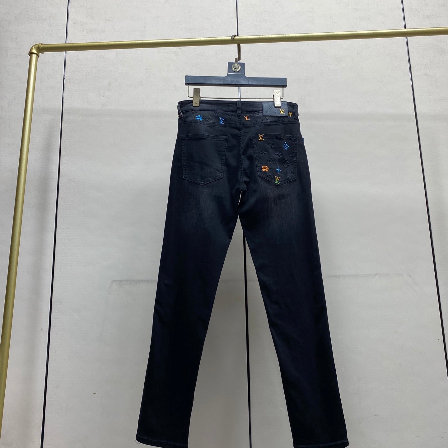 LV Slim Fit Straight Leg Jeans