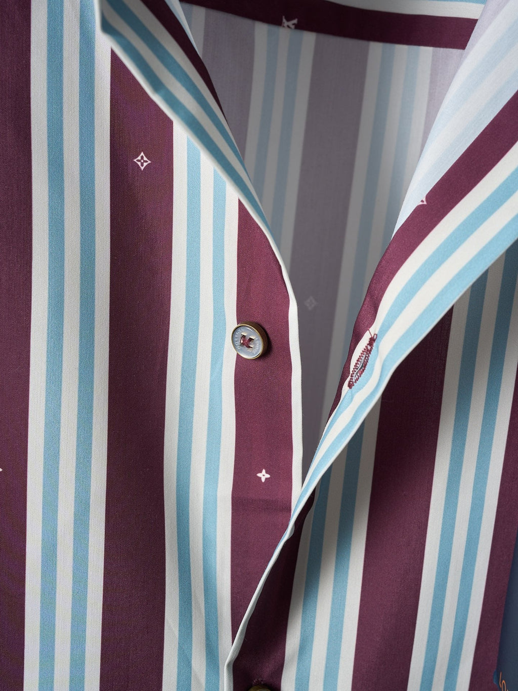 LV Striped Short Sleeve Shirt