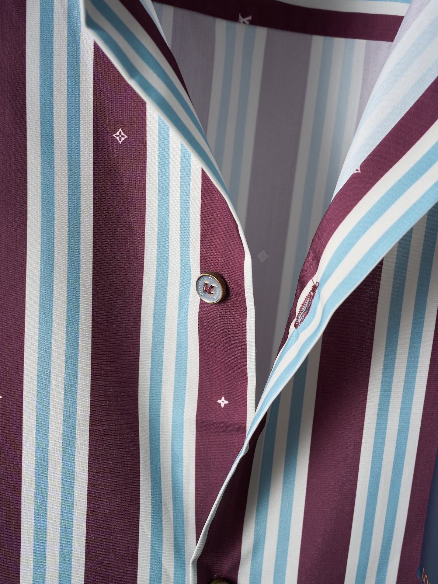 LV Striped Short Sleeve Shirt