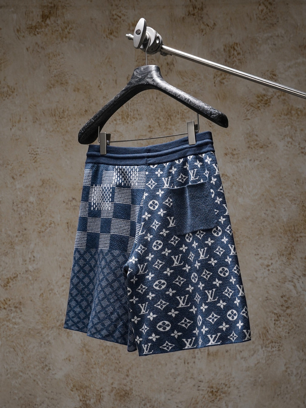 LV × Nigo Patchwork Shorts