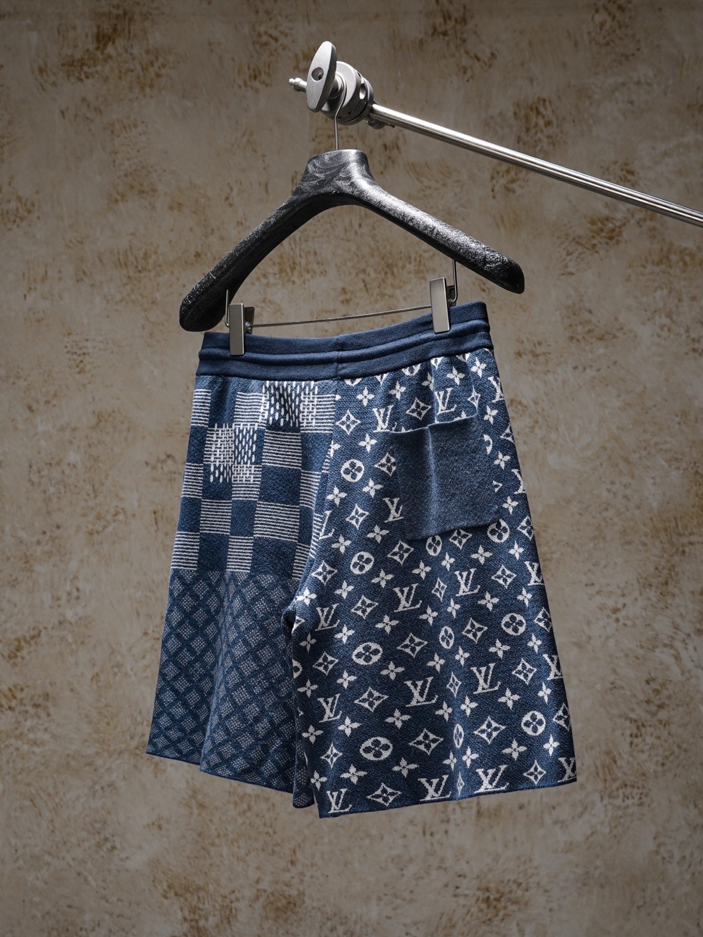 LV × Nigo Patchwork Shorts
