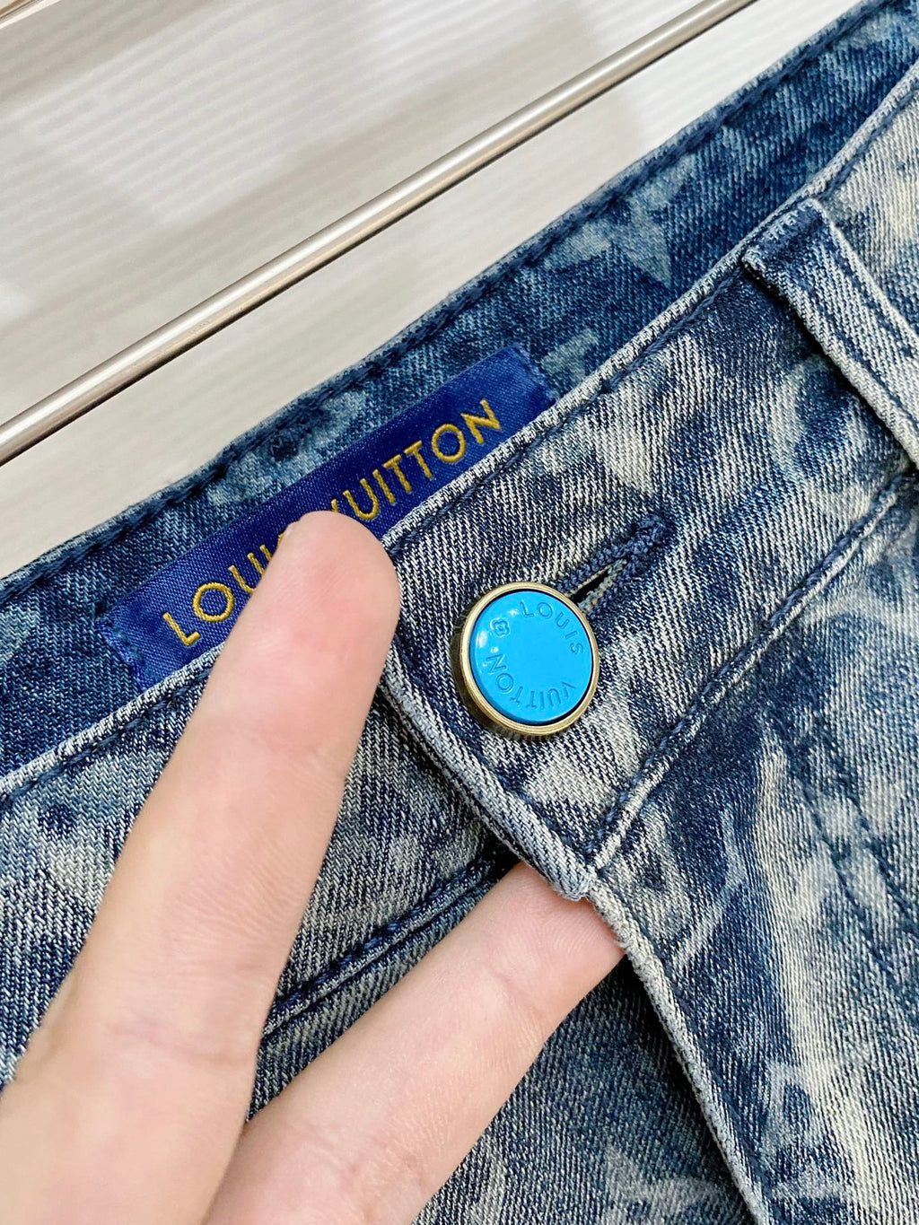 LV Denim Shorts