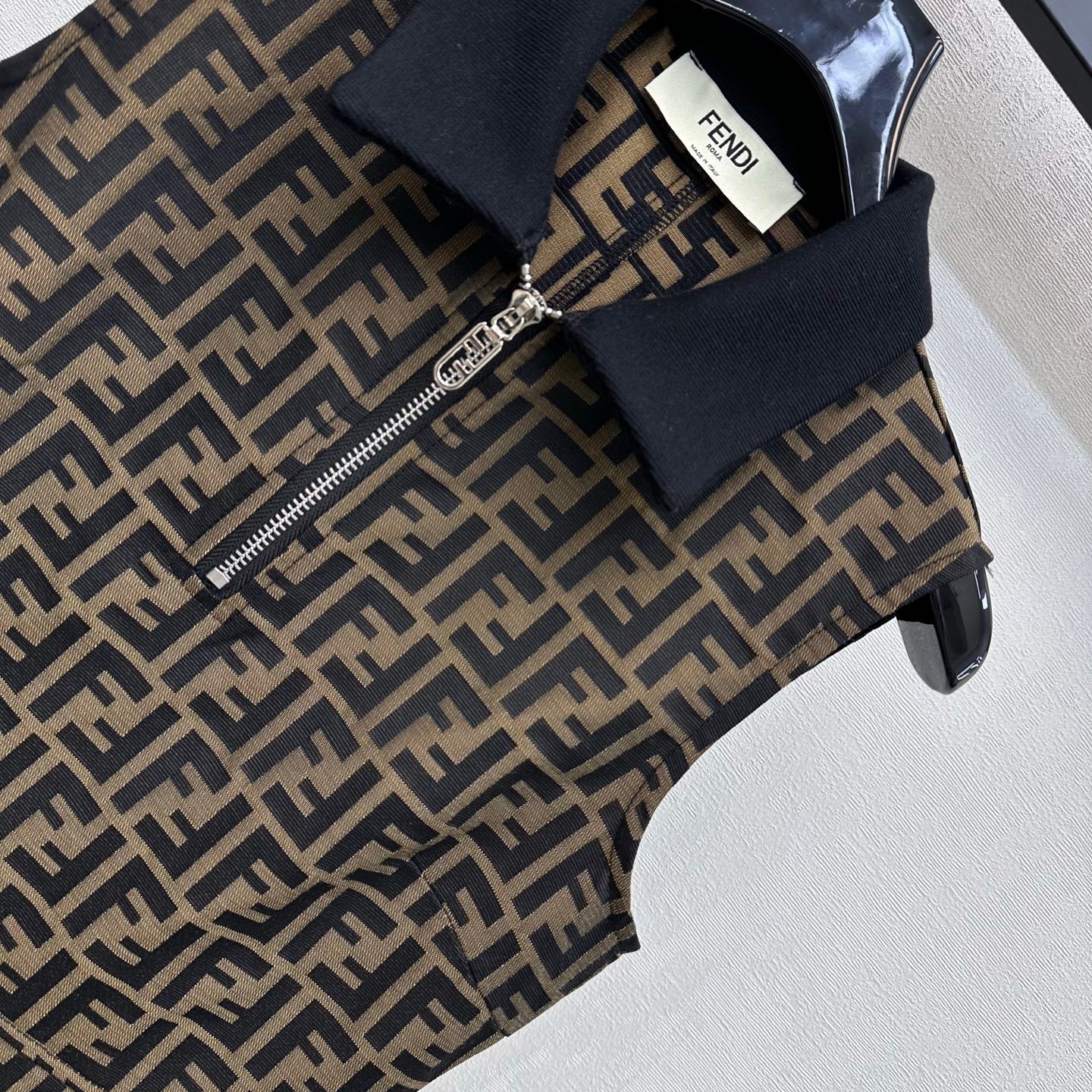 Fendi Jacquard Vest Dress