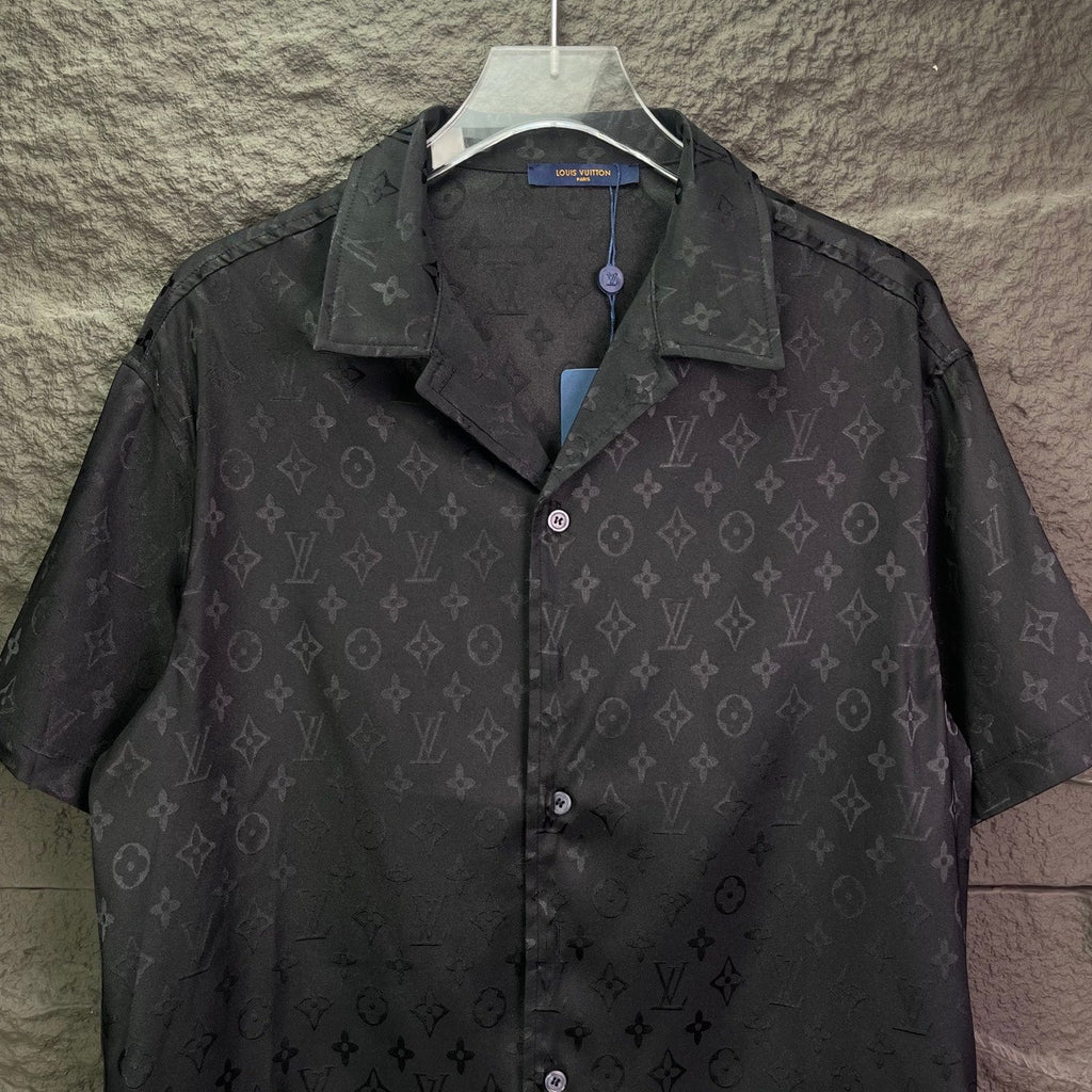 LV Jacquard Short Sleeve Shirt