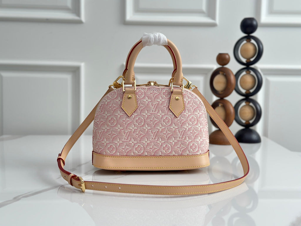 LV Jacquard Shell Handbag