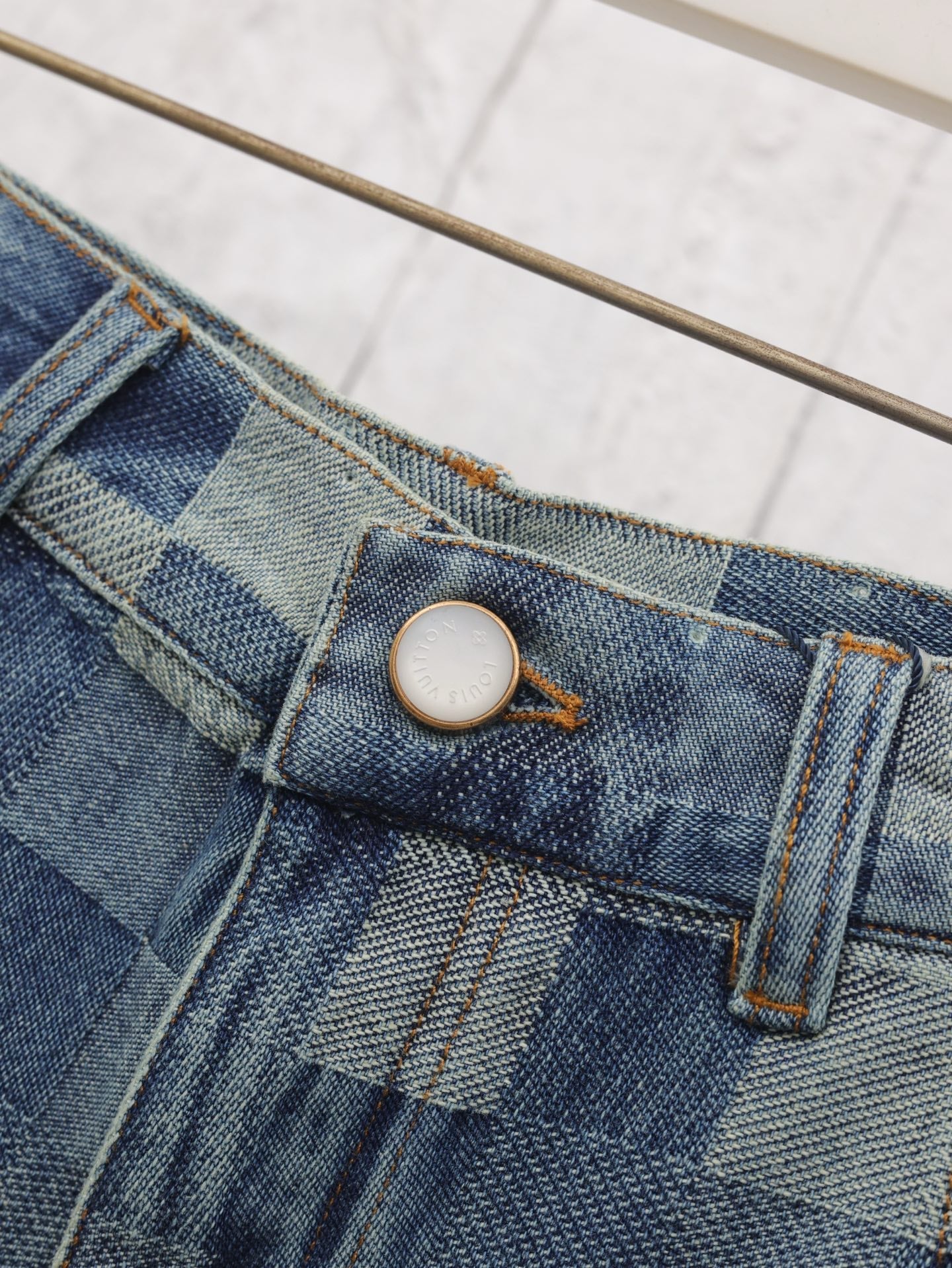 LV Denim Shorts