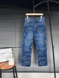 LV Cloud Jacquard Denim Jeans