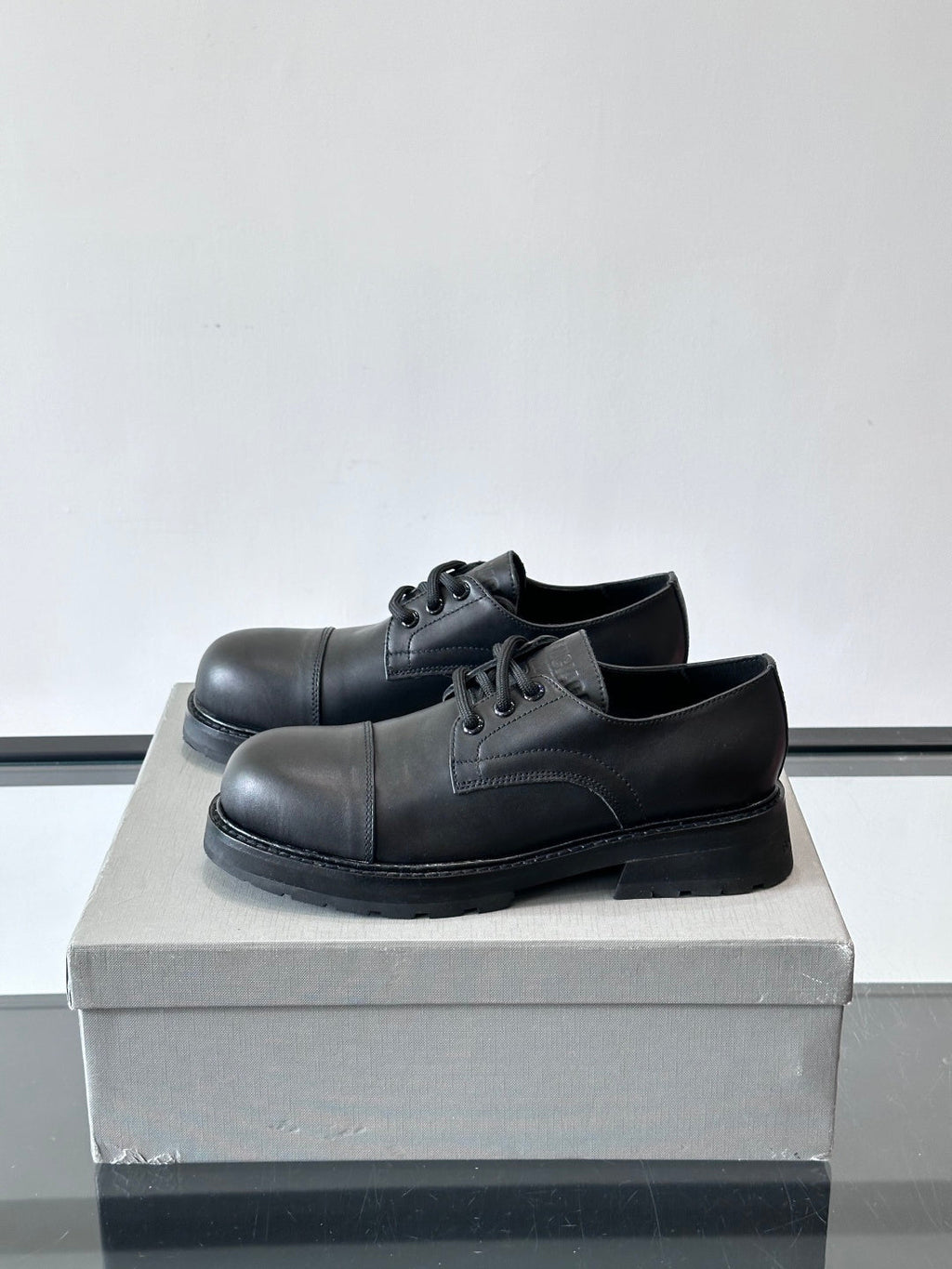 Balenciaga Geniune Leather Derby Shoes
