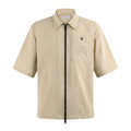 Burberry Knitted Embroidered Zip Shirt