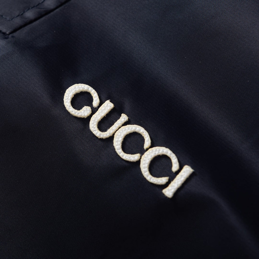 Gucci Embellished Twill Nylon Jacket